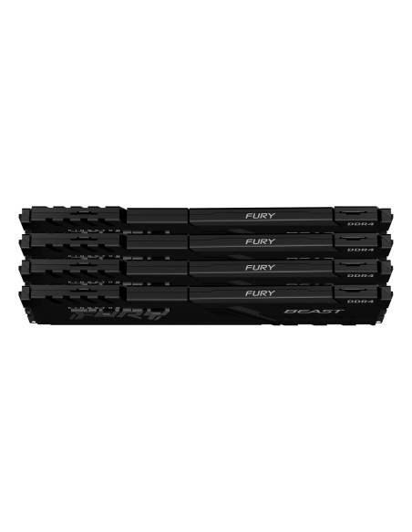 Kingston Technology FURY 32GB 3200MT s DDR4 CL16 DIMM (Kit da 4) Beast Black