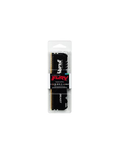 Kingston Technology FURY Beast RGB memoria 8 GB 1 x 8 GB DDR4 3600 MHz