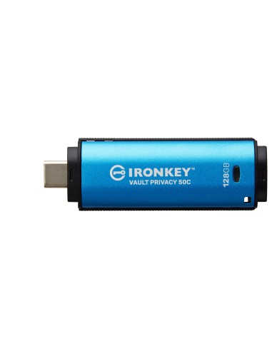 Kingston Technology IronKey 128 GB USB-C Vault Privacy 50C crittografia AES-256, FIPS 197