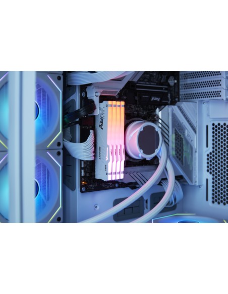 Kingston Technology FURY 32 GB 5200 MT s DDR5 CL40 DIMM Beast White RGB XMP