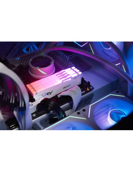 Kingston Technology FURY 32 GB 5200 MT s DDR5 CL40 DIMM Beast White RGB XMP