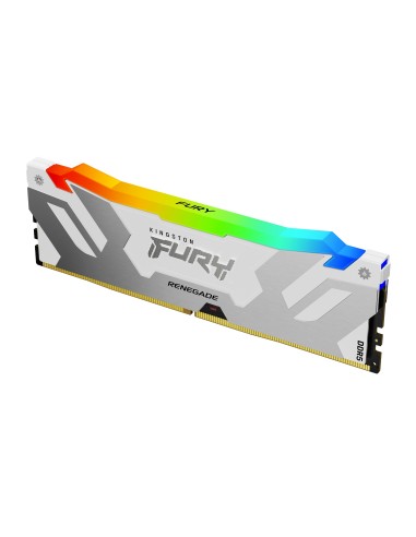 Kingston Technology FURY 64GB 6000MT s DDR5 CL32 DIMM (Kit of 2) Renegade RGB White XMP