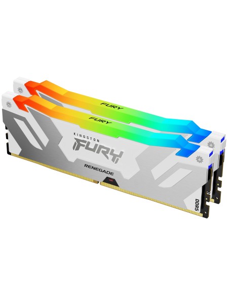 Kingston Technology FURY 32GB 6800MT s DDR5 CL36 DIMM (Kit of 2) Renegade RGB White XMP