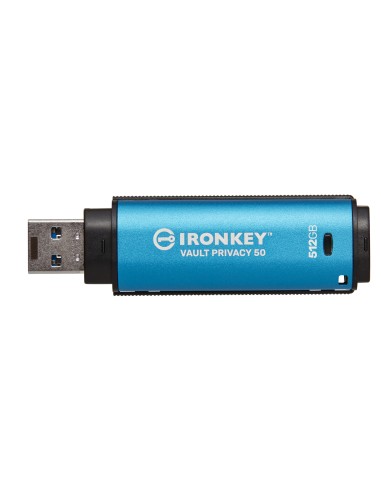 Kingston Technology IronKey 512 GB Vault Privacy 50 crittografia AES-256, FIPS 197