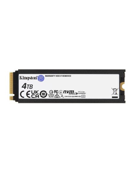 Kingston Technology 4000G RENEGADE PCIe 4.0 NVMe SSD W  Dissipatore di calore