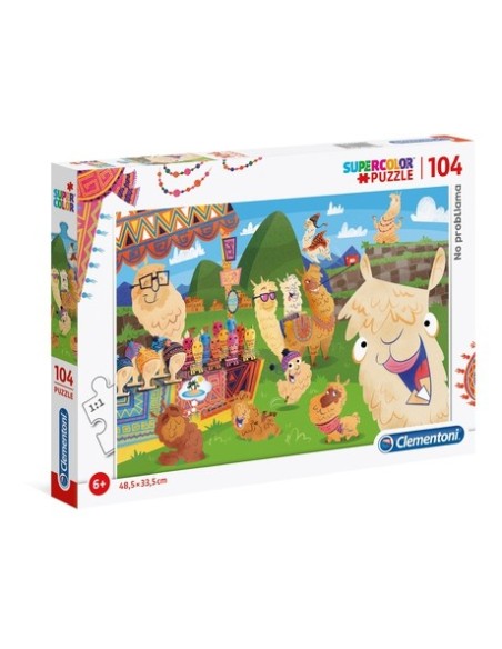 Clementoni No ProbLLAMA Puzzle 104 pz Cartoni