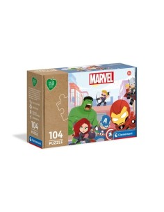 Clementoni Marvel Avengers Puzzle di contorno 104 pz Arte