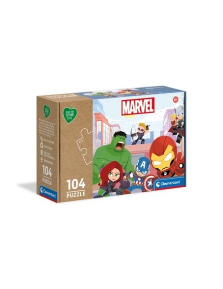 Clementoni Marvel Avengers Puzzle di contorno 104 pz Arte