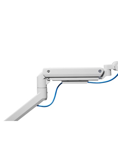 Equip 650181 supporto da tavolo per Tv a schermo piatto 124,5 cm (49") Bianco Scrivania