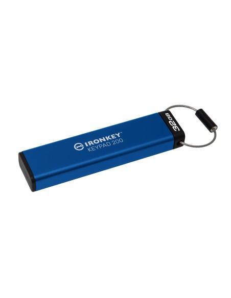 Kingston Technology IronKey Keypad 200 da 32 GB, FIPS 140-3 livello 3 (in fase di approvazione) crittografata AES-256