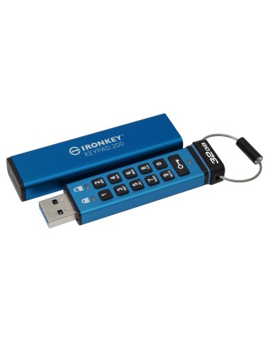 Kingston Technology IronKey Keypad 200 da 32 GB, FIPS 140-3 livello 3 (in fase di approvazione) crittografata AES-256