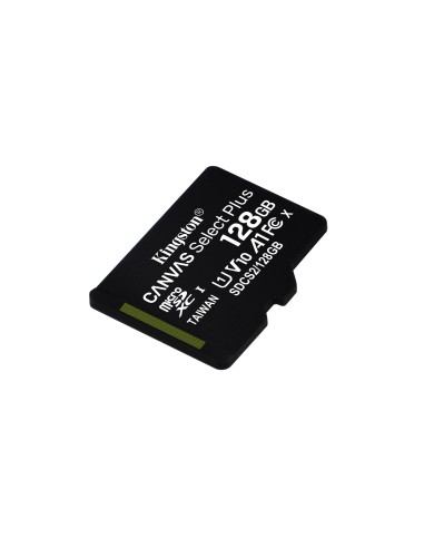 Kingston Technology Scheda micSDXC Canvas Select Plus 100R A1 C10 da 128GB + adattatore