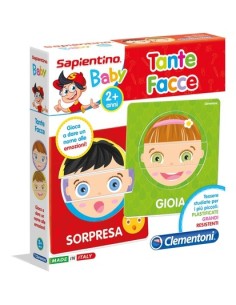 Clementoni Tante Facce Carta da gioco Apprendimento