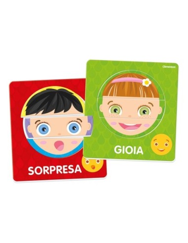 Clementoni Tante Facce Carta da gioco Apprendimento