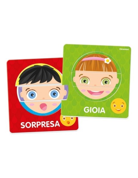 Clementoni Tante Facce Carta da gioco Apprendimento