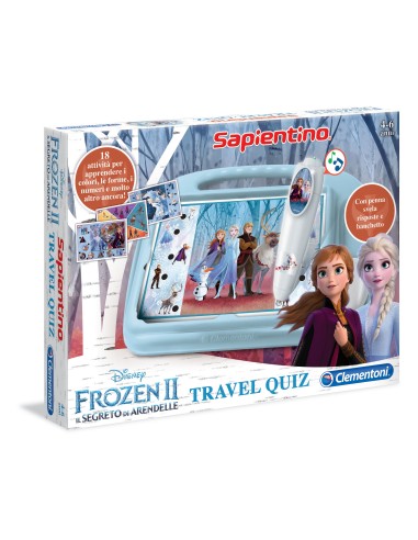 Clementoni Sapientino Travel Quiz Disney Frozen 2