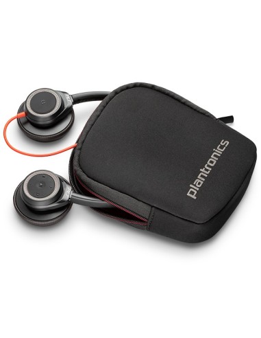 POLY Blackwire 7225 Auricolare Cablato A Padiglione Musica e Chiamate USB tipo A Nero, Rosso