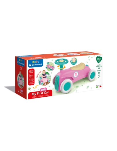 Clementoni Macchinina Cavalcabile Pink