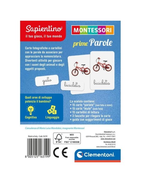 Clementoni Montessori 16319 giocattolo educativo