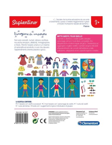 Clementoni Metto Questo, Tolgo Quello