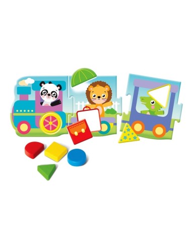 Clementoni Montessori Il trenino delle forme