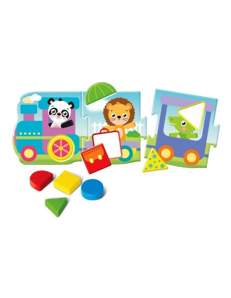 Clementoni Montessori Il trenino delle forme