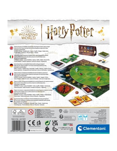 Clementoni Wizarding world Harry Potter quidditch clash Gioco da tavolo Strategia