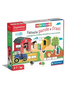 Clementoni MONTESSORI - FATTORIA PAROLE E FRASI