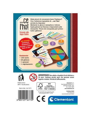 Clementoni CE L'HO - EDIZIONE TASCABILE