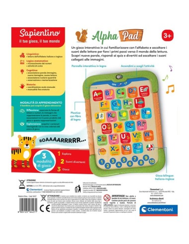Clementoni Sapientino Alpha Pad