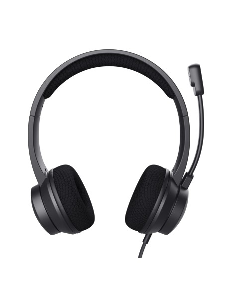 Trust HS-260 Auricolare Cablato Passanuca Ufficio USB tipo A Nero