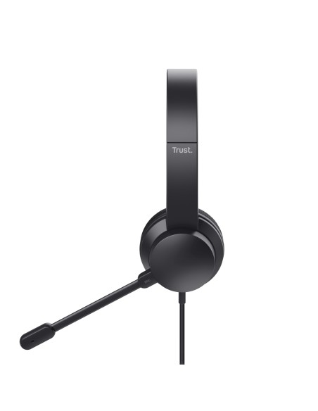 Trust HS-260 Auricolare Cablato Passanuca Ufficio USB tipo A Nero