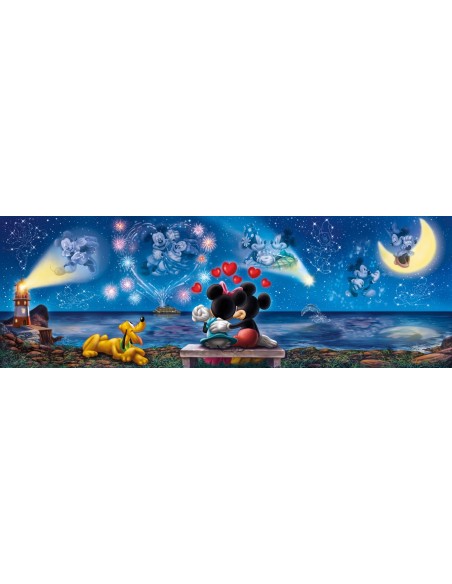 Clementoni Disney Classic - Mickey & Minnie Puzzle 1000 pz Cartoni