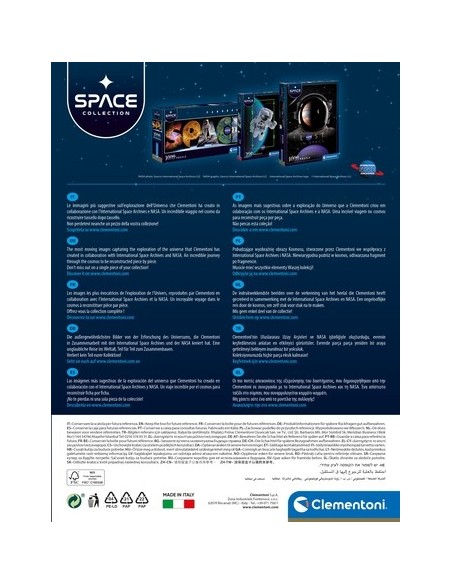 Clementoni Space Puzzle di contorno 1000 pz Arte