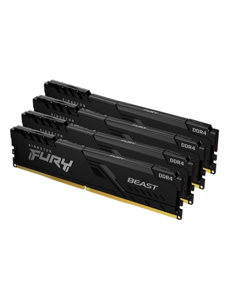 Kingston Technology FURY 64GB 3600MT s DDR4 CL18 DIMM (Kit da 4) Beast Black