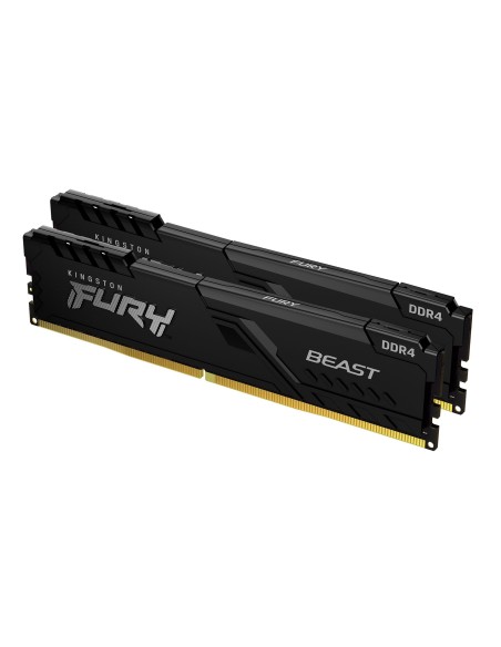 Kingston Technology FURY 32GB 3733MT s DDR4 CL19 DIMM (Kit da 2) 1Gx8 Beast Black