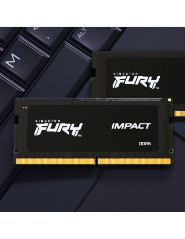 Kingston Technology FURY 32 GB 4800 MT s DDR5 CL38 SODIMM (Kit da 2) Impact