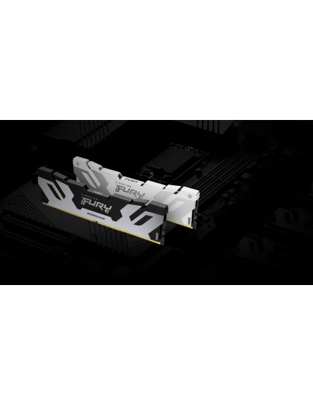 Kingston Technology FURY 32GB 6000MT s DDR5 CL32 DIMM (Kit da 2) Renegade White XMP
