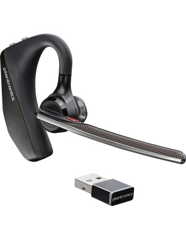 POLY Voyager 5200 Auricolare Wireless A clip Car Home office Bluetooth Base di ricarica Nero