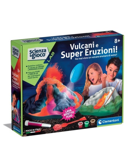 Clementoni Science & Jeu laboratoire VULCANI E SUPER ERUZIONI!