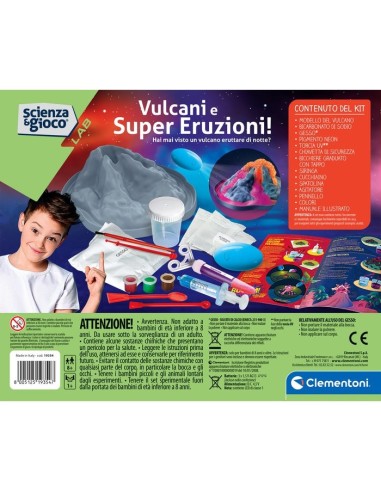 Clementoni Science & Jeu laboratoire VULCANI E SUPER ERUZIONI!