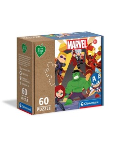 Clementoni 26101 puzzle 60 pz Cartoni