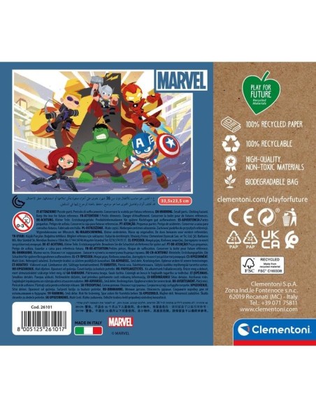 Clementoni 26101 puzzle 60 pz Cartoni