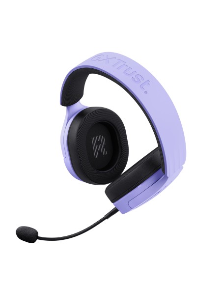 Trust GXT 490P FAYZO Auricolare Cablato A Padiglione Giocare USB tipo A Nero, Viola