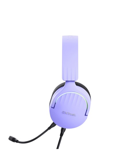 Trust GXT 490P FAYZO Auricolare Cablato A Padiglione Giocare USB tipo A Nero, Viola