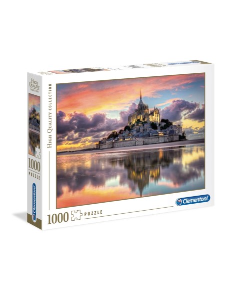 Clementoni Le magnifique Mont Saint-Michel Puzzle 1000 pz Edifici