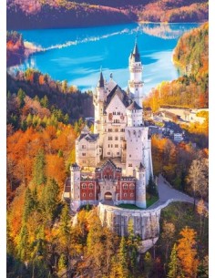 Clementoni 39382 puzzle Puzzle di contorno 1000 pz Edifici 2