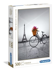 Clementoni Romantic promenade in Paris Puzzle 500 pz Città