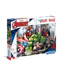 Clementoni Avengers Puzzle 104 pz Cartoni
