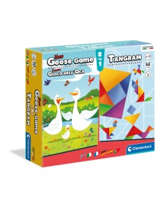 Clementoni Goose Game + Tangram Goose Game, Tangram Gioco da tavolo Tradizionale